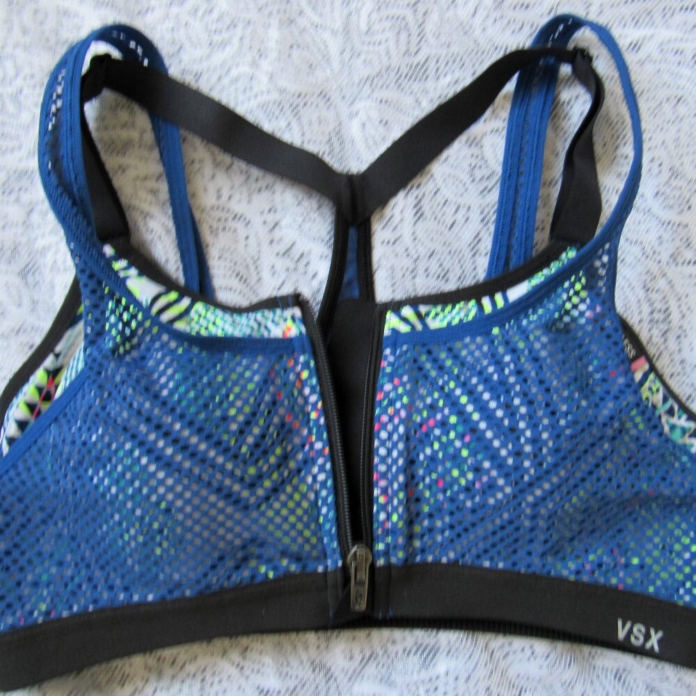 Victoria Secret Women Sport BRA,SZ.34B,blue